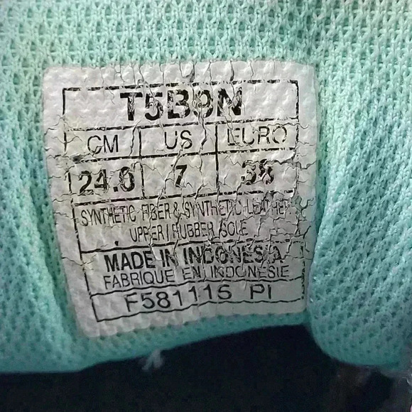 Asics Gel-Excite 3 Women's Charcoal/Grape/Aqua Splash 7 - Picture 6 of 6